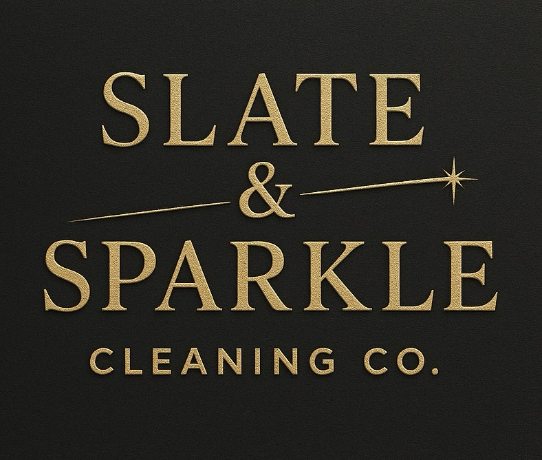 Slate & Sparkle Cleaning Co. logo